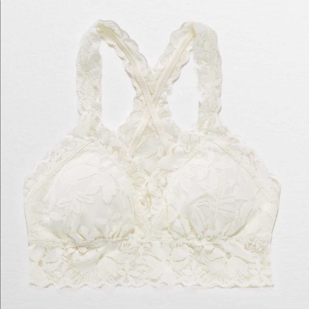 Arie racerback lace bralette-non padded
